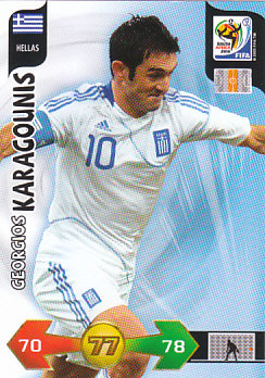 Giorgos Karagounis Greece Panini 2010 World Cup #174